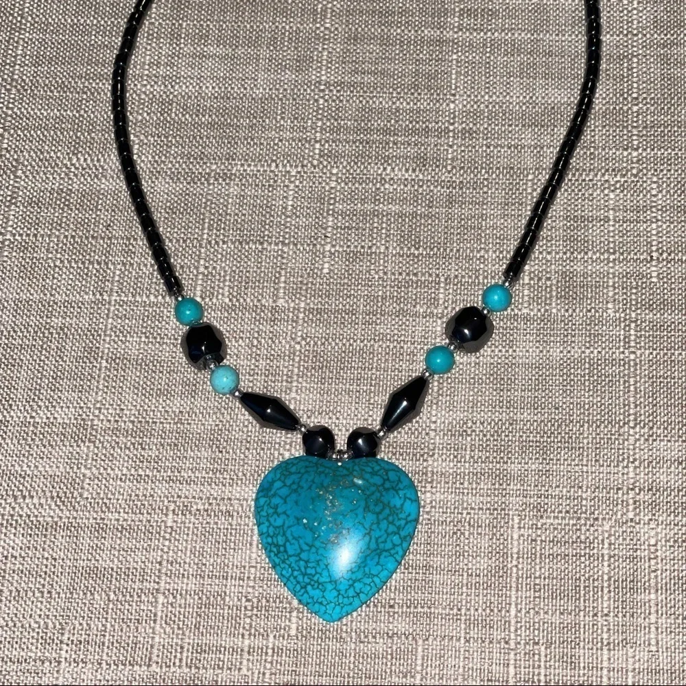 Turquoise Woman Necklace Vintage